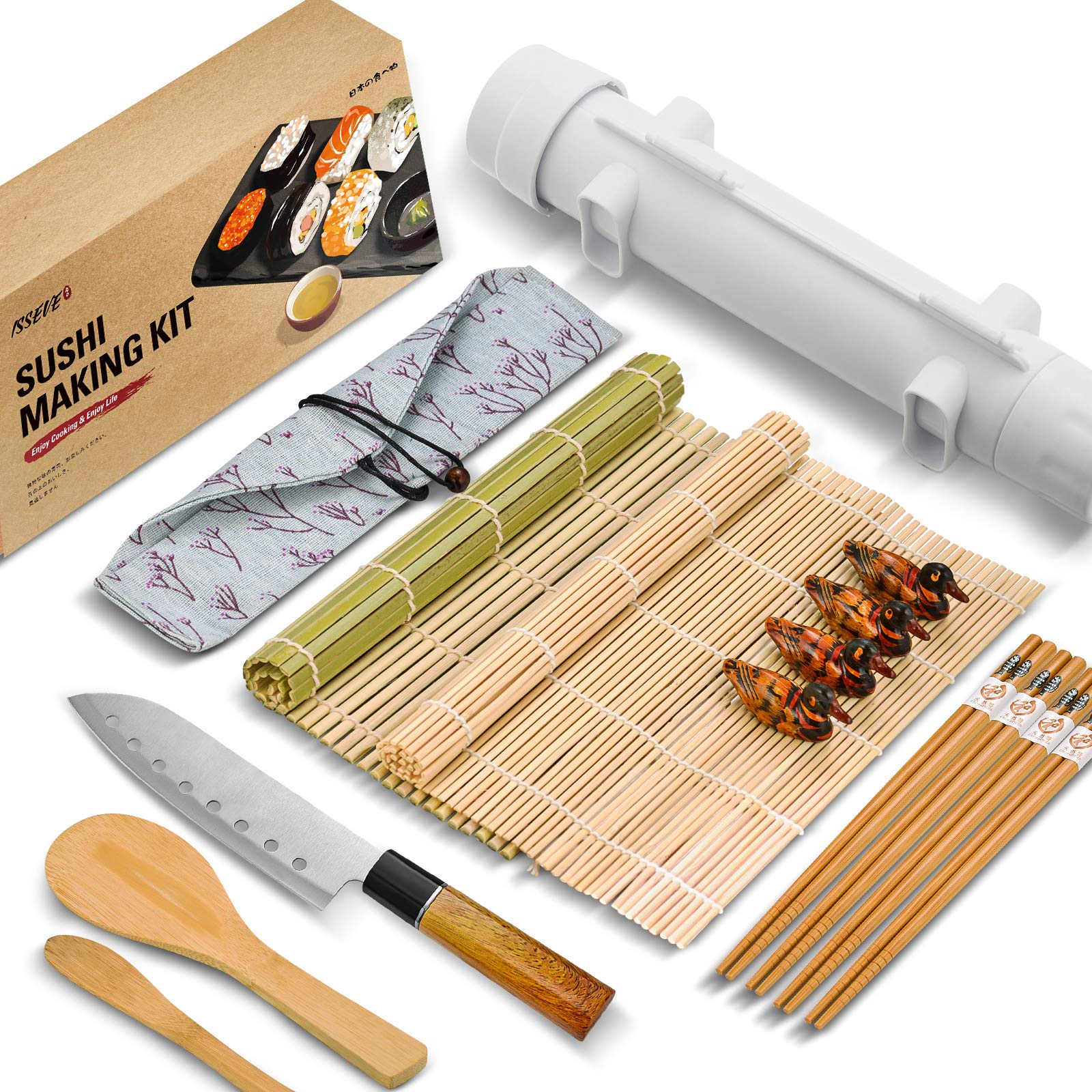  Kit de sushi Sushiquik súper fácil; el mejor juego de  utensilios del mundo para hacer sushi. : Hogar y Cocina